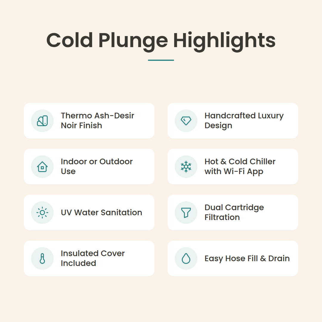 Loki cold plunge feature overview from the Salus listing