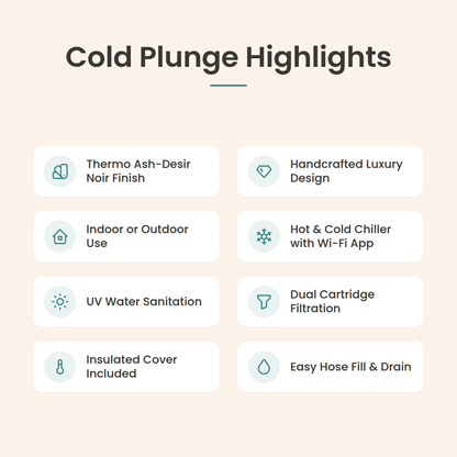 Loki cold plunge feature overview from the Salus listing